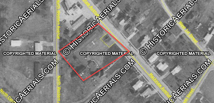 Monarch Motel - 1977 Aerial (newer photo)